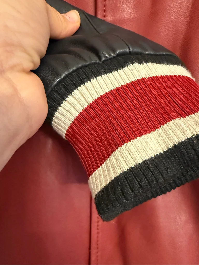 Serge Pariente, chaqueta de cuero para hombre talla XL, nueva sin etiqueta – photo 3